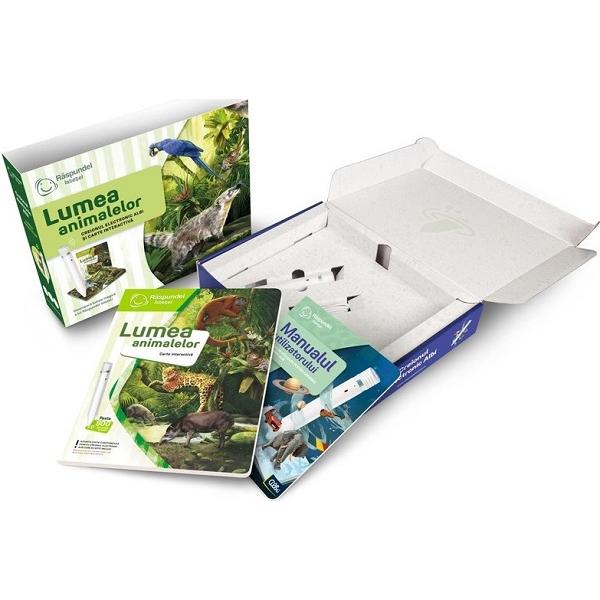 Pachet Raspundel Istetel: Creion si carte. Lumea animalelor 2.0