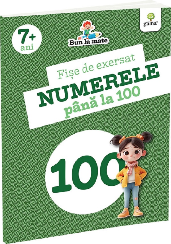 Fise de exersat. Numerele pana la 100. Bun la mate 7 ani+