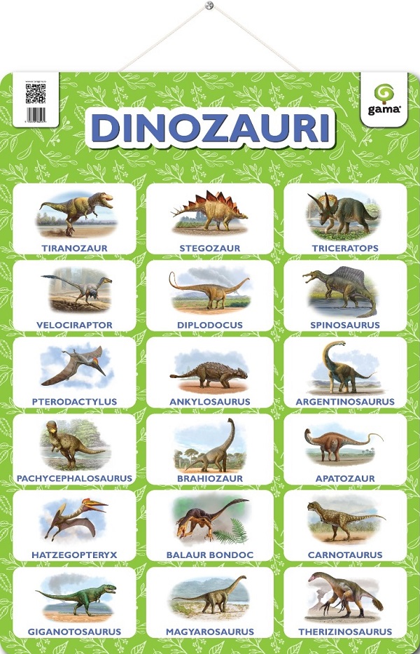Plansa. Dinozauri