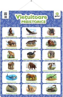 Coperta cărții 'Planșa. Viețuitoare preistorice'