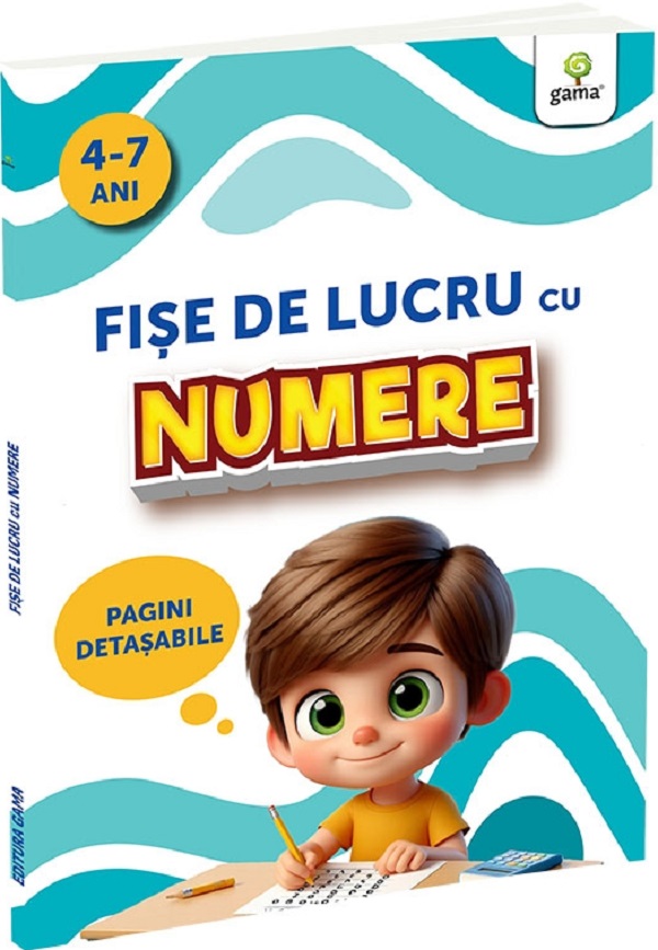 Fise de lucru cu numere 4-7 ani