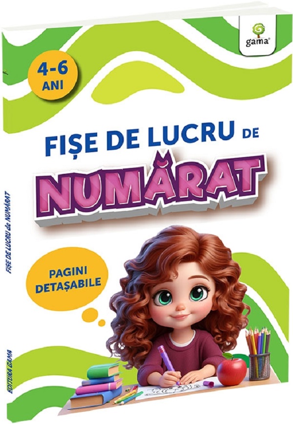 Fise de lucru de numarat 4-6 ani