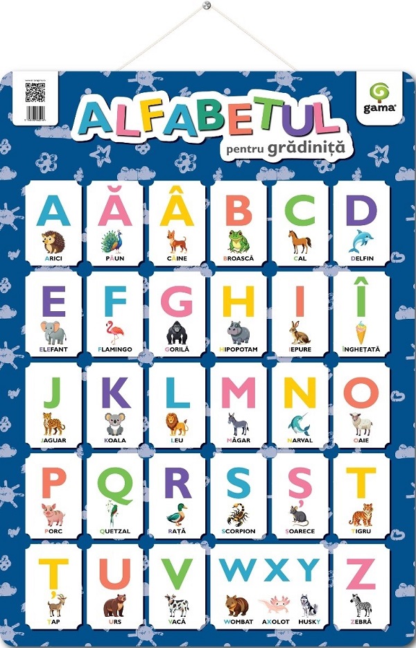 Plansa. Alfabetul pentru gradinita