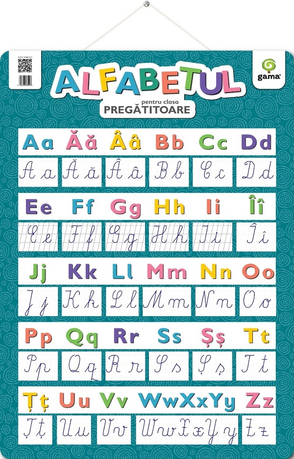 Plansa. Alfabetul pentru clasa pregatitoare