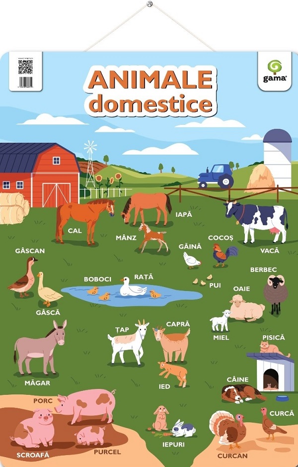Plansa. Animale domestice