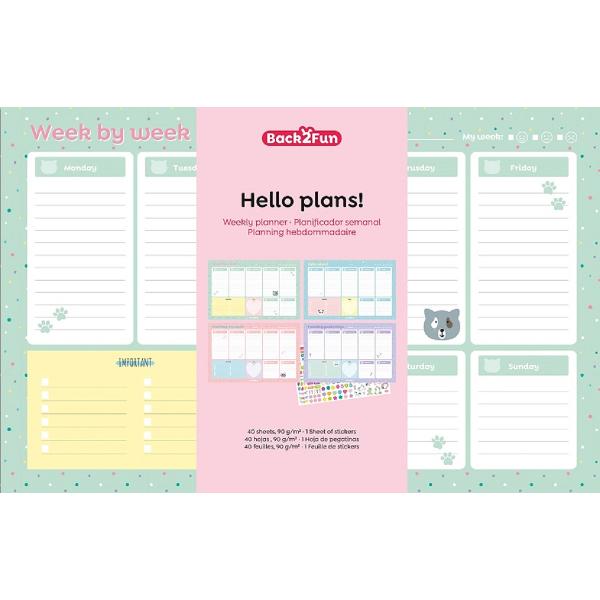 Planner saptamanal A4