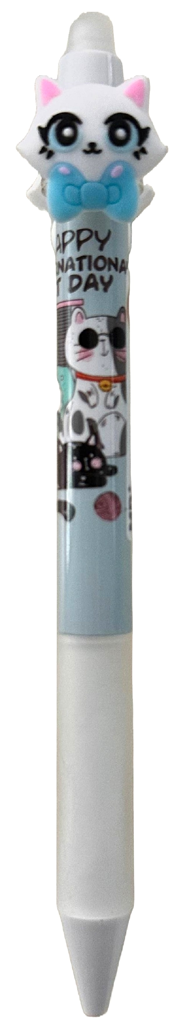 Pix roller cu stergere. Pisicuta bleu