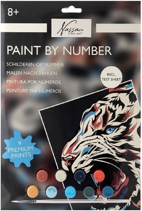 Pictura pe numere: Tigru