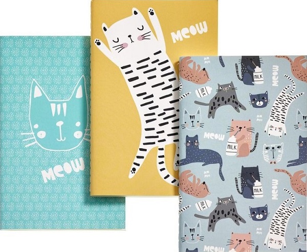 Set 3 carnetele Meow