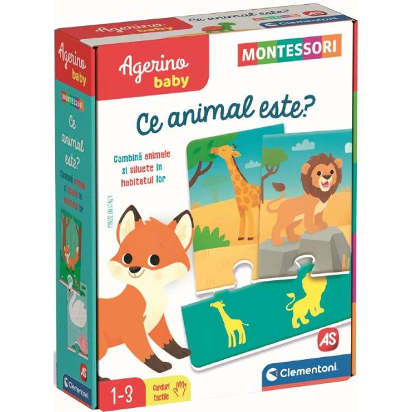 Joc educativ Agerino Baby: Ce animal este. Montessori