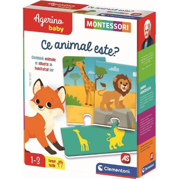 Joc educativ Agerino Baby: Ce animal este. Montessori