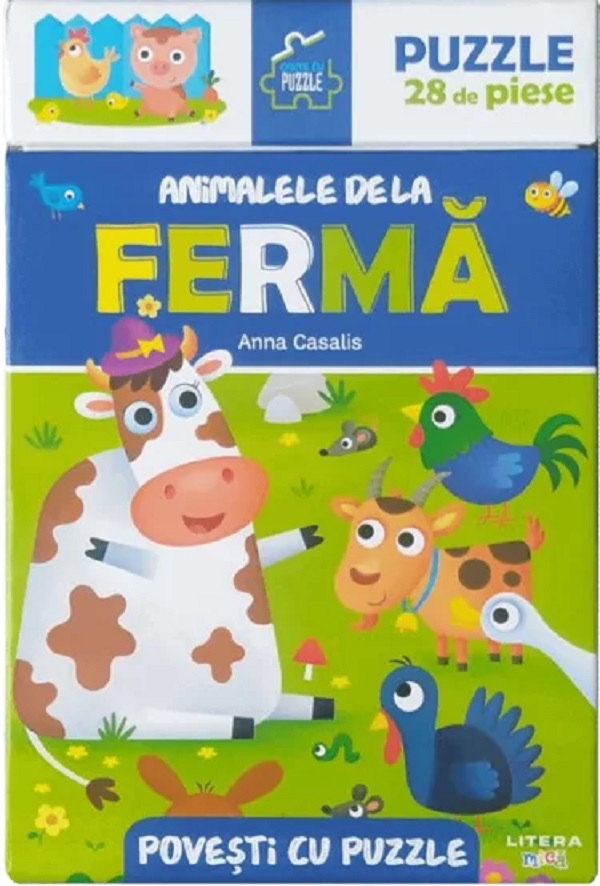 Animalele de la ferma. Povesti cu puzzle - Anna Casalis