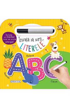 Coperta cărții 'Învață să scrii: Literele'