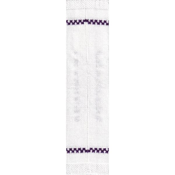 Semn de carte. Motiv traditional: Broderie mov mov inchis