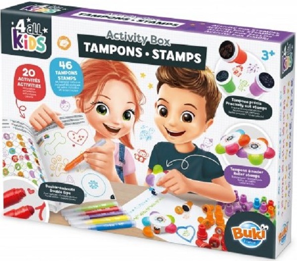 Cutie cu activitati. Stampile