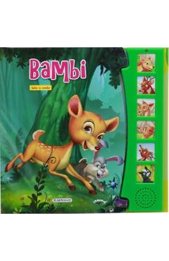 Coperta cărții 'Bambi. Carte cu sunete'