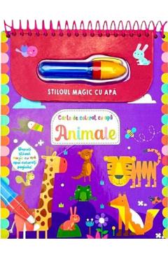 Coperta cărții 'Stiloul magic cu apă. Animale'