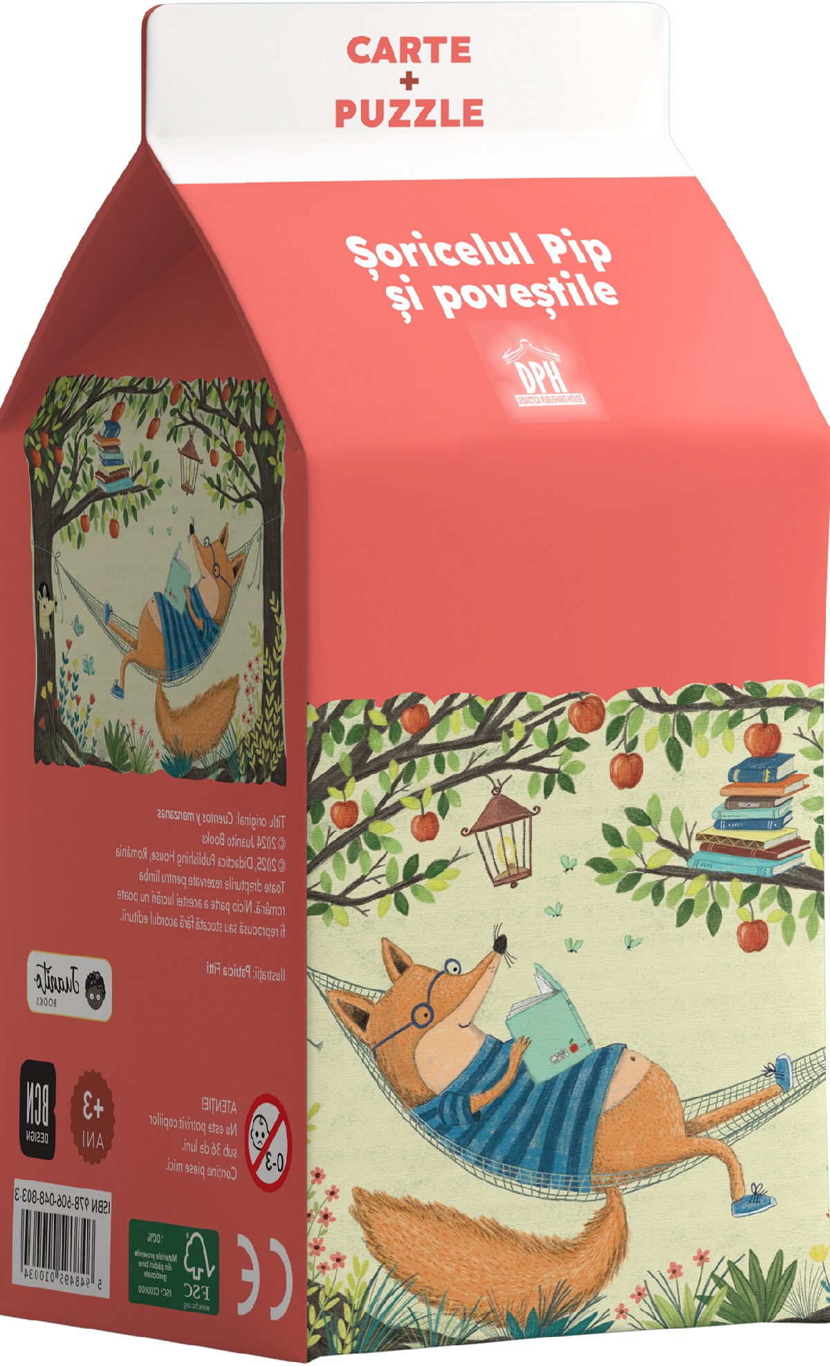 Soricelul Pip si povestile. Carte + puzzle - Pamela Altieri