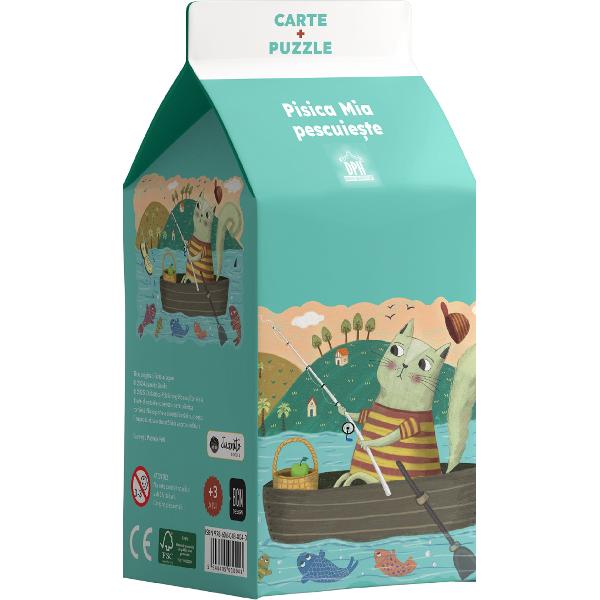 Pisica Mia pescuieste. Carte + puzzle - Pamela Altieri