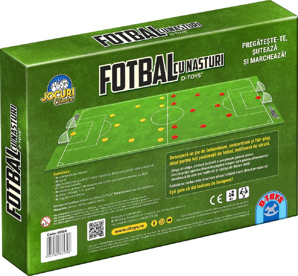 Joc fotbal cu nasturi