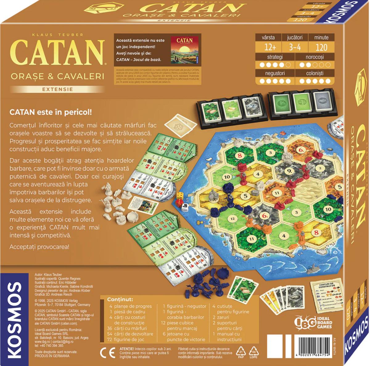 Catan. Extensie: Orase si cavaleri