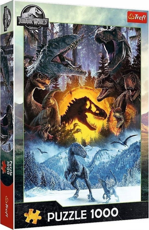 Puzzle 1000. Jurassic World in lumea Jurassic Park
