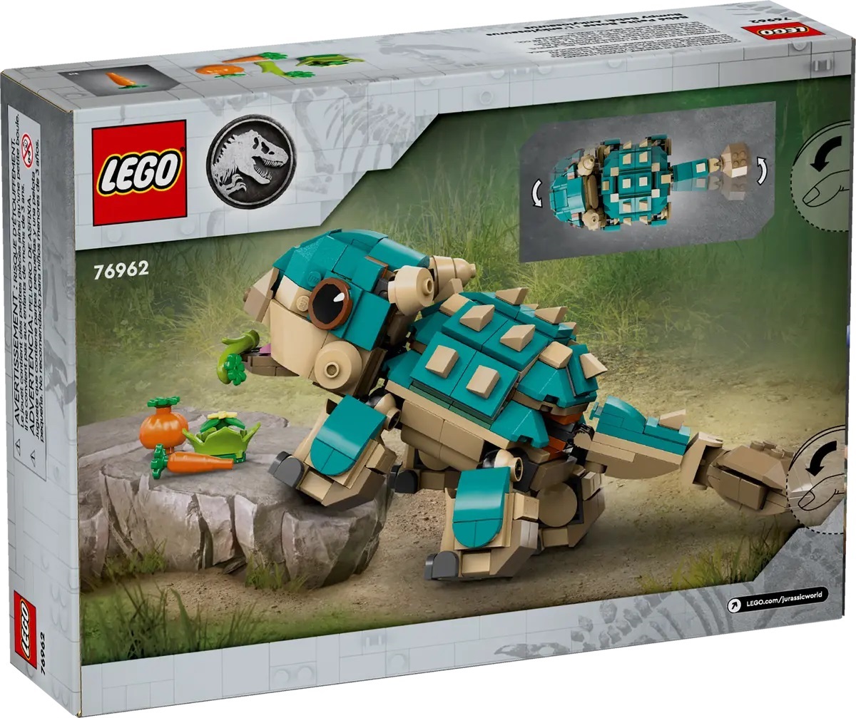 Lego Jurassic World: Bebelusa Bumpy. Ankylosaurus