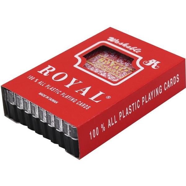 Carti de joc. Royal din plastic