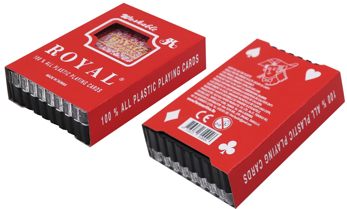 Carti de joc. Royal din plastic