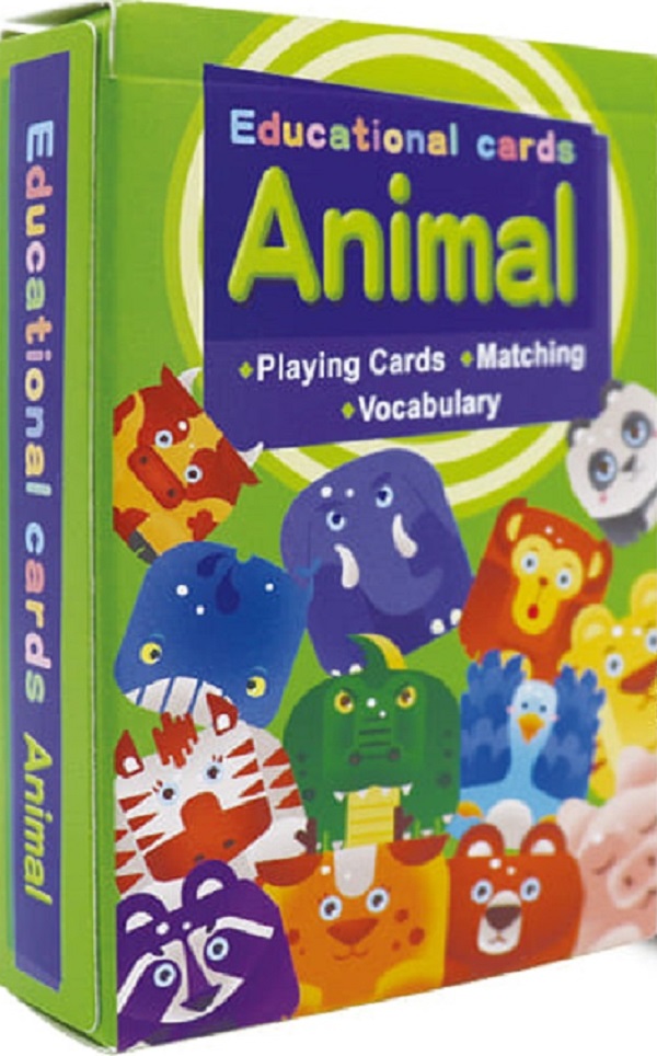 Carti de joc educative cu animale
