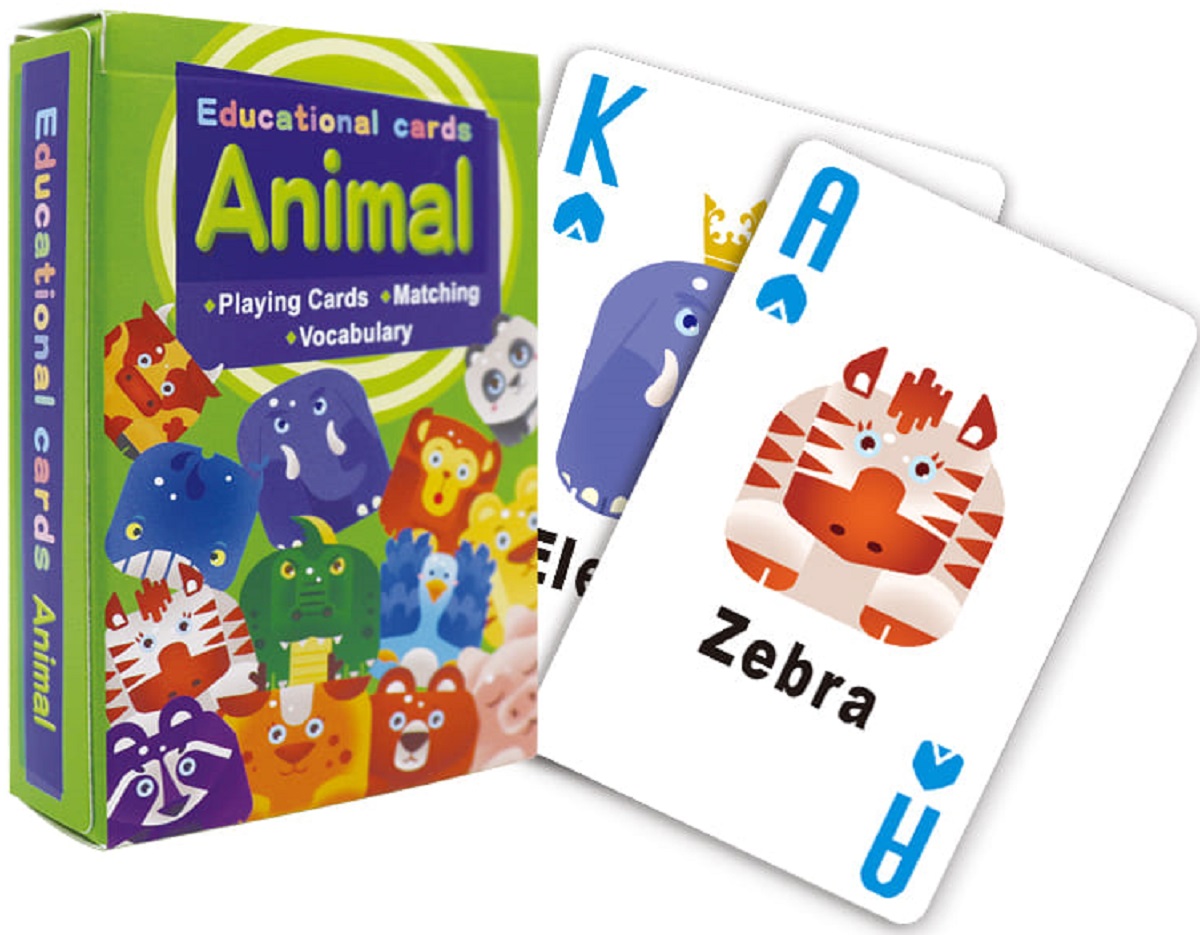 Carti de joc educative cu animale
