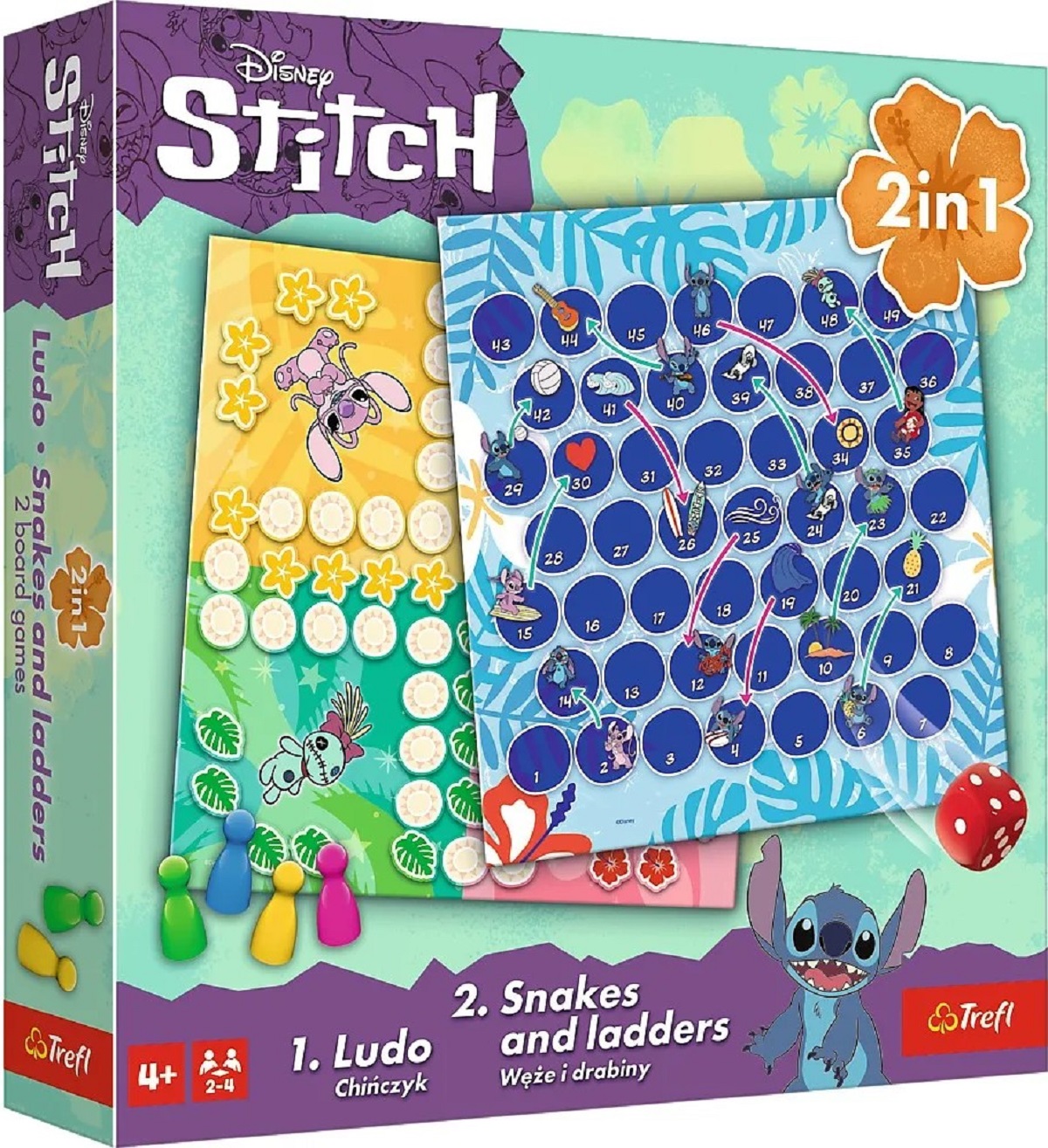Joc 2 in 1: Disney Stitch. Ludo si Serpisori si Scari