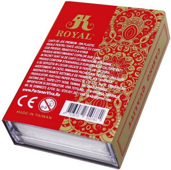 Carti de joc: Royal din plastic. Deluxe edition