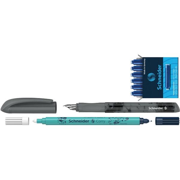 Set stilou gri inchis + Pic corry + 6 rezerve