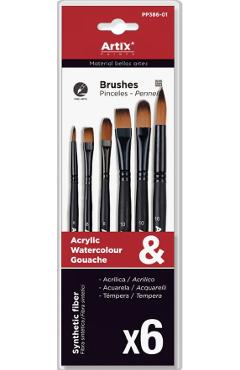 Imaginea produsului 'Set 6 pensule. Artix'