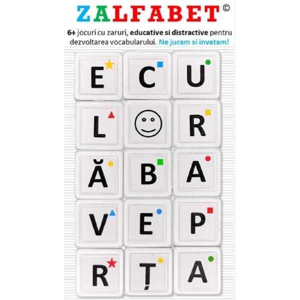 Joc educativ cu zaruri: ZALFABET