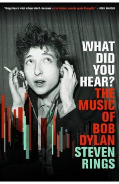 Coperta cărții 'What Did You Hear? - Steven Rings'