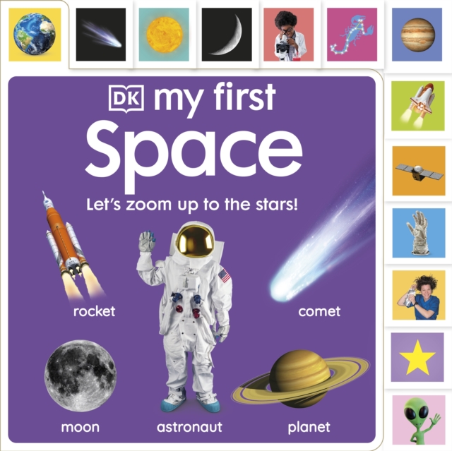 Coperta cărții 'My First Space: Let’s Zoom Up to the Stars! -'