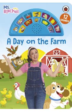 Coperta cărții 'Ms Rachel: A Day on the Farm - Ms Rachel'