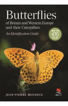 Coperta cărții 'Butterflies of Britain and Western Europe and Their Caterpillars - Jean-pierre Moussus'
