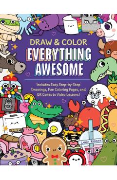 Poza produsului Draw and Color Everything Awesome - Leon Romer