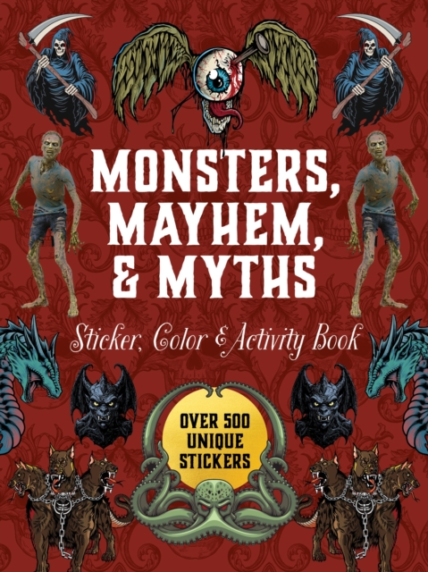Monsters, Mayhem, and Myths Sticker, Color & Activity Book - 