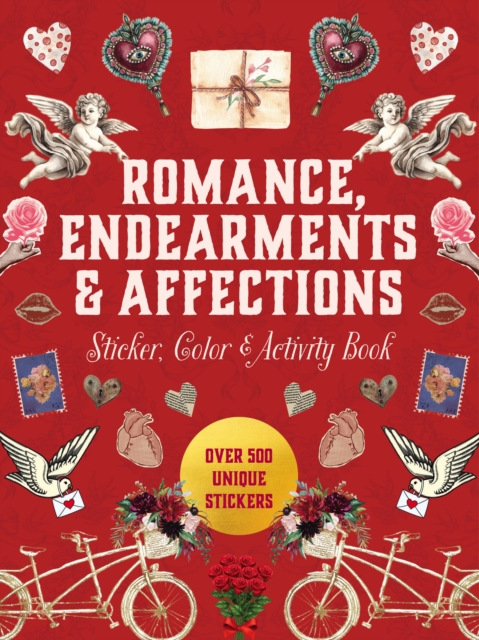 Romance, Endearments & Affections Sticker, Color & Activity Book - 