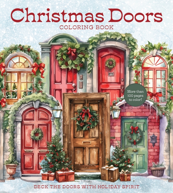 Christmas Doors Coloring Book -