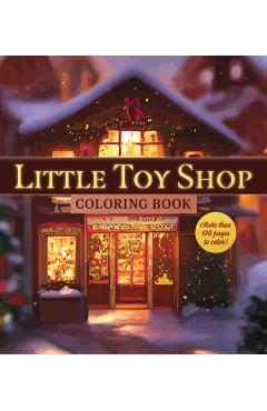 Coperta cărții 'Little Toy Shop Coloring Book -'