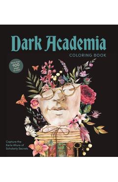 Coperta cărții 'Dark Academia Coloring Book -'