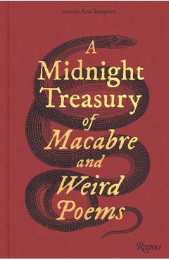Coperta cărții 'Midnight Treasury of Macabre and Weird Poems - Ana Sampson'