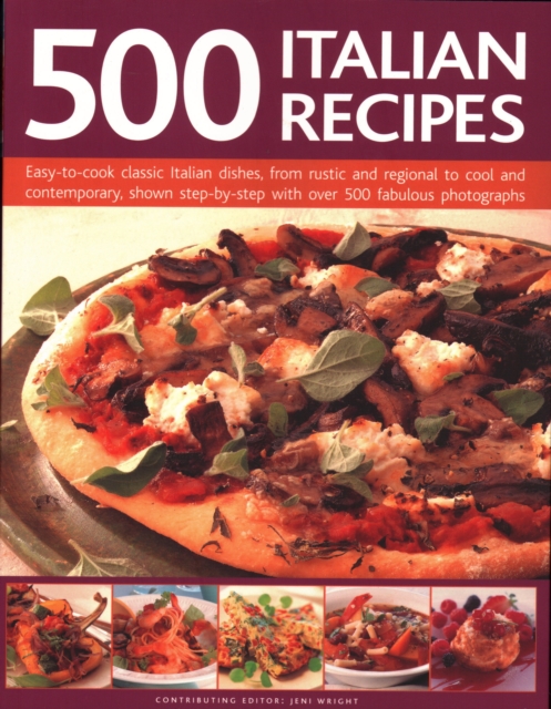 Coperta cărții '500 Italian Recipes - Jeni Wright'