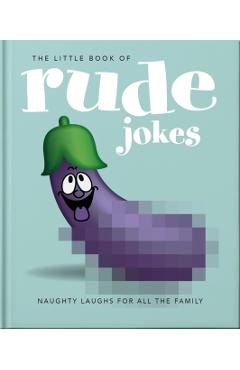 Coperta cărții 'The Little Book of Rude Jokes -'