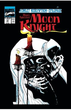 Coperta cărții 'Moon Knight Epic Collection: Scarlet Redemption - J.m.|mackie Dematteis'